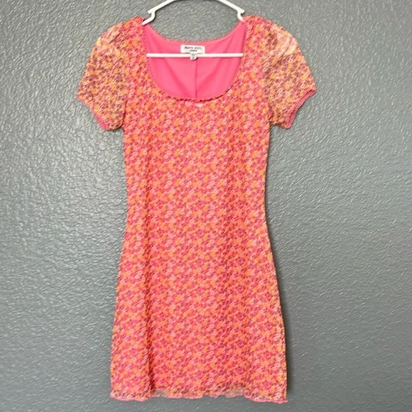 Brave Soul London// Baby Doll Sheer Floral Dress Size XS - Picture 2 of 11